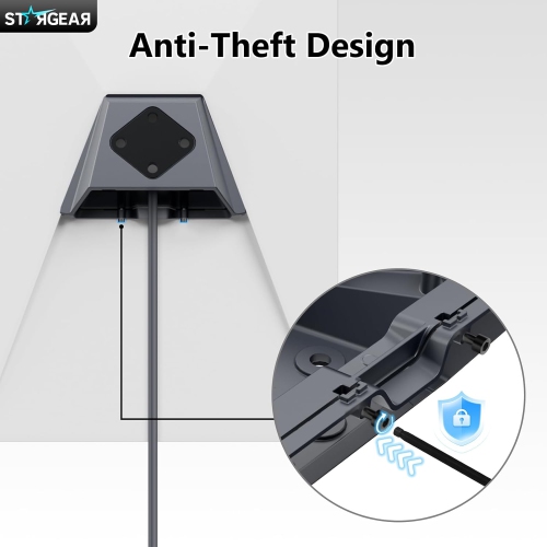 S Starlink Gen 3 Mount Mobility, Starlink Accessories Semi-Permanent for Starlink Mount Gen 3, Anti Theft Standard V3 Dish Flat Mounts for RV Vehicle