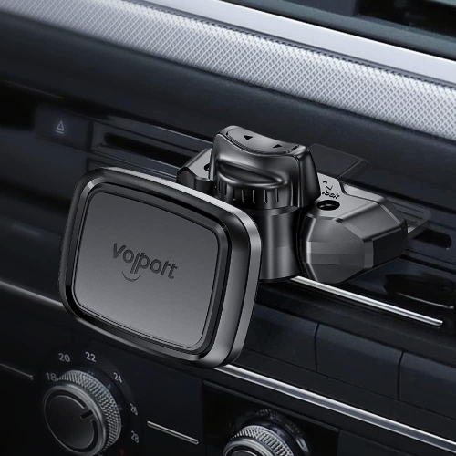 v CD Slot Magnetic Car Mount - Universal 360° Magnetic Holder for Smartphones, Mini Tablets, GPS - Compatible with iPhone 15/14/13/12/11 Pro Max,