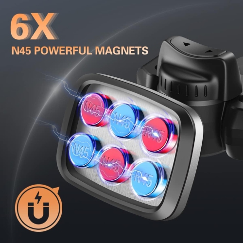 v CD Slot Magnetic Car Mount - Universal 360° Magnetic Holder for Smartphones, Mini Tablets, GPS - Compatible with iPhone 15/14/13/12/11 Pro Max,