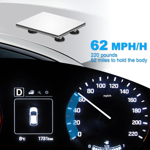 Starlink Mini Mount,Aluminum Alloy Starlink Mini Magnetic Mount,Portable Starlink Mini Car Mount for Metal Roof-Silver