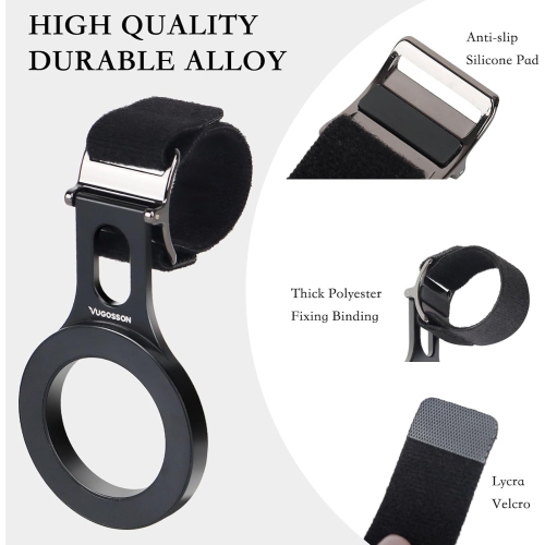 V Magnetic Phone Holder for Tesla, Steering Wheel Phone Holder,Steering Wheel Phone Mount for MagSafe Car Holder, Work on All Phones,Magnetic Ring