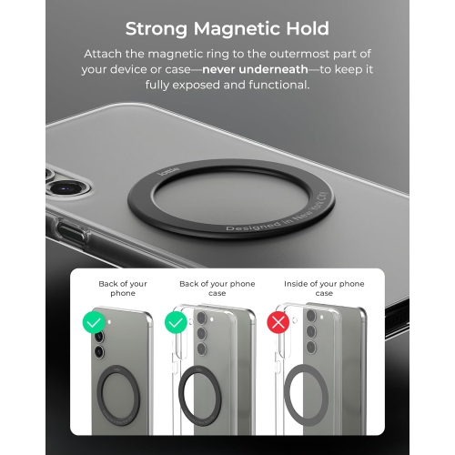 i Velox Magnetic Car Mount Air Vent Phone Holder - Compatible With MagSafe iPhones Including 12, 13, 14, Pro, Pro Max, Mini, and Plus Models