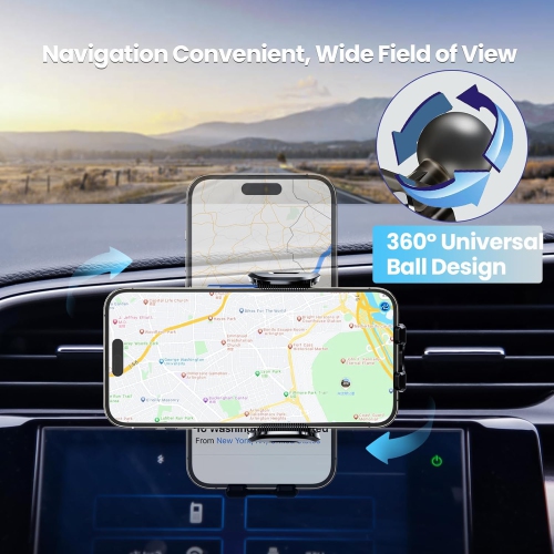 E Civic Phone Mount with Custom Base for 2016-2021 10th Gen Civic Accessories