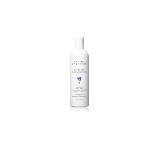 Carina Organics Lavender Shampoo & Body Wash, 360 ml, White