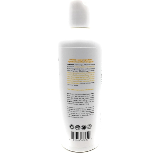 Bain moussant pour bébé Carina Organics, 250&nbsp;ml, blanc