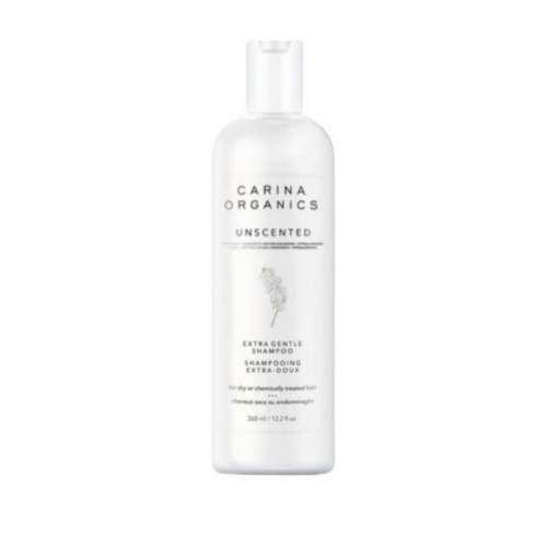 Carina Organics Unscented Extra Gentle Shampoo, 360 ml, White