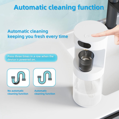 Distributeur automatique de rince-bouche pour salle de bain, distributeurs de lavage à la bouche électriques sans contact 20,29&nbsp;oz Accessoires
