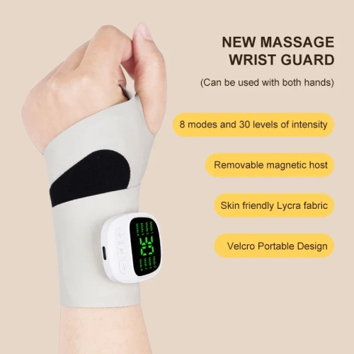 Protège-poignet sans fil Protection sport Appareil de massage USB perméable à l'air Support pour les mains Support pour bracelet Support pour
