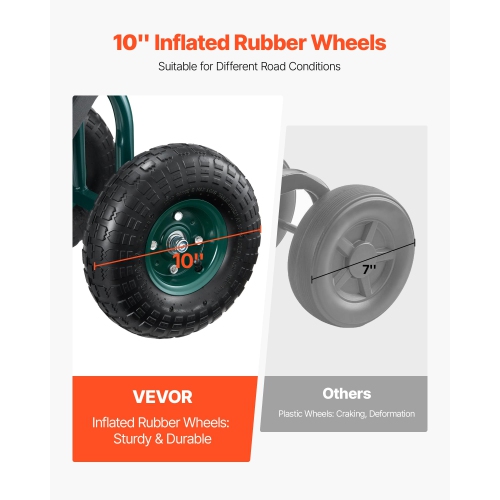 VEVOR 300 lbs Weight Capacity Rolling Garden Cart with Swivel Seat, Heavy Duty Garden Seat with Storage Basket & Tool Tray, Outdoor Utility Gardening