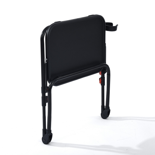 Table d'appoint portative pliable noire de Homy Casa pour la cuisine