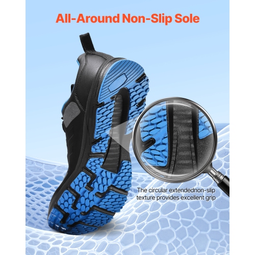 VEVOR Cross Training Shoes, W Width Sneakers US Size 11, Wide Toe Box Shoes with Arch Support & Adjustable Lace-up, Training Shoes for Running,