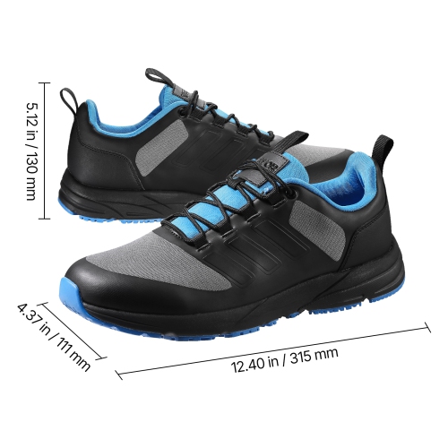 VEVOR Cross Training Shoes, W Width Sneakers US Size 11, Wide Toe Box Shoes with Arch Support & Adjustable Lace-up, Training Shoes for Running,