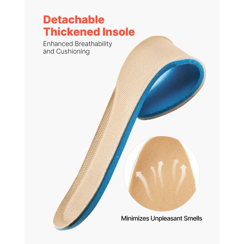 Bottes tactiques militaires VEVOR 8 po pour hommes, bottes de travail de randonnée de combat, bottes de soldat d'intercepteur de moto légères et