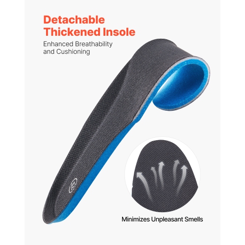 VEVOR 8 inch Men's Military Tactical Boots,Combat Hiking Work Boots, Lightweight & Breathable Side Zipper Mens Motorcycle Interceptor Trooper Boot,