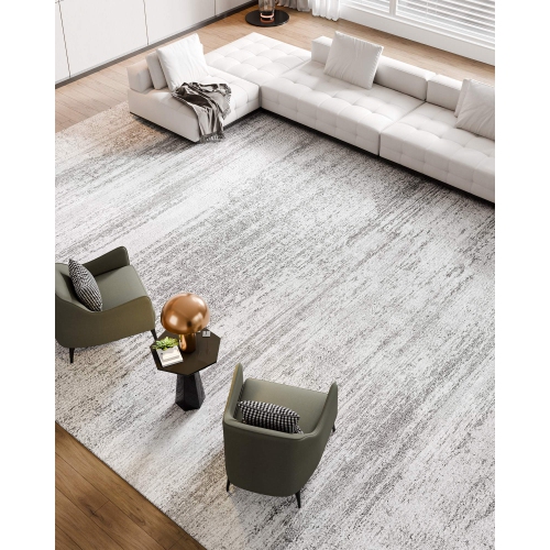VEVOR 10 x 14 ft Area Rug, Large Washable Rug, Non-Slip and Tear-Resistant Soft Carpet, Pet & Child Friendly Modern Area Rugs, Indoor Mat for