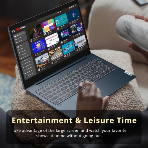 Lenovo IdeaPad 5 15.6 FHD Laptop, AMD Ryzen 7 5825U, 1.5TB Storage(512GB SSD + 1TB Docking Station Set),8GB DDR4 RAM, AMD Radeon Graphics, Backlit