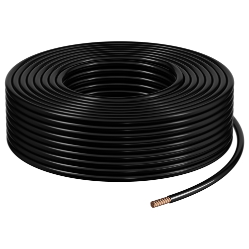 VEVOR 4 AWG THHN Wire, 19-Stranded, 100% OFC Copper Electrical Building Wire with Nylon Jacket, Rated for Up to 600 Volts, for Indoor & Outdoor Use,