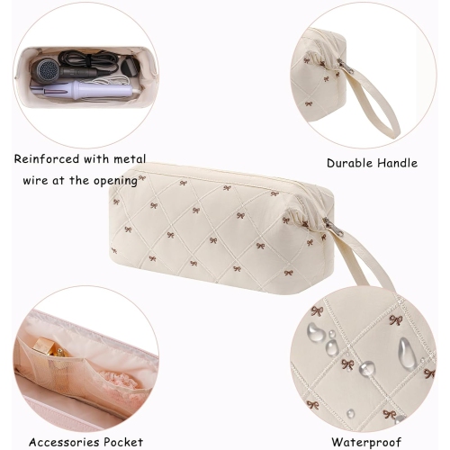 Grand sac de voyage avec motif de boucle, sac étanche pour accessoires de coiffure pour sèche-cheveux Shark Dyson, fer à friser, outils pour cheveux