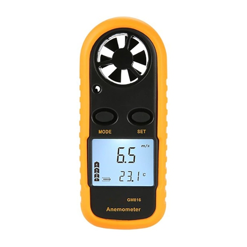 Anemometer Handheld,Digital Wind Speed Meter,Wind Speed Temperature Gauge with Digital LCD Display,for Measuring Wind Speed, Temperature