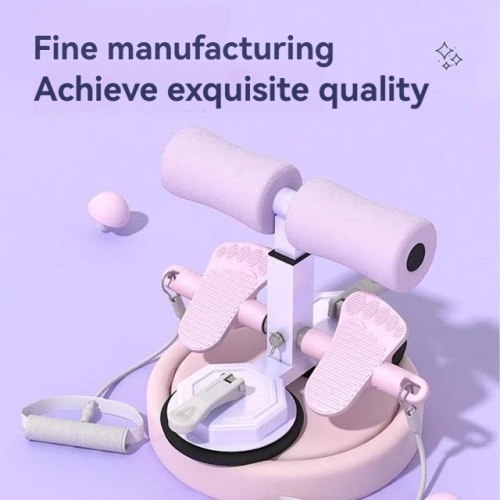Home Abdominal Exercise Equipment, Sit-Up Assist, Suction Cup Abdominal Exercise Equipment, Fitness and Plasticity, Safety Protection - Purple