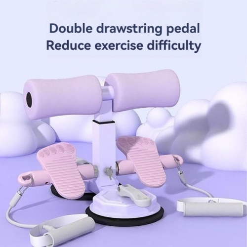 Home Abdominal Exercise Equipment, Sit-Up Assist, Suction Cup Abdominal Exercise Equipment, Fitness and Plasticity, Safety Protection - Purple