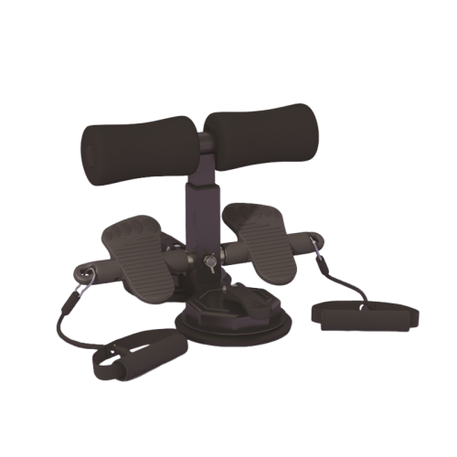 Home Abdominal Exercise Equipment, Sit-Up Assist, Suction Cup Abdominal Exercise Equipment, Fitness and Plasticity, Safety Protection - Black