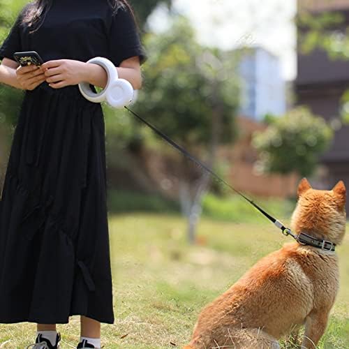 Multifunctional Automatic Retractable Dog Leash - 3M, LED Light, Poop Bag Holder, Non-Slip Handle, USB Rechargeable, 360° Tangle-Free Design,