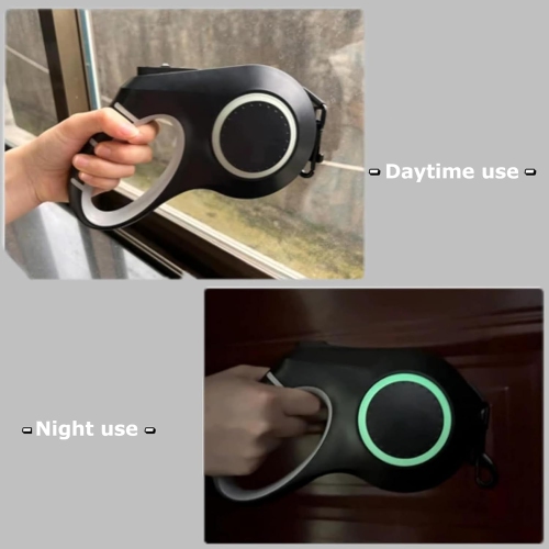 Automatic Retractable Dog Leash - 5M Retractable, with RGB Lighting, Rechargeable, Waterproof, One-Hand Locking and Braking System, Non-Slip Handle,