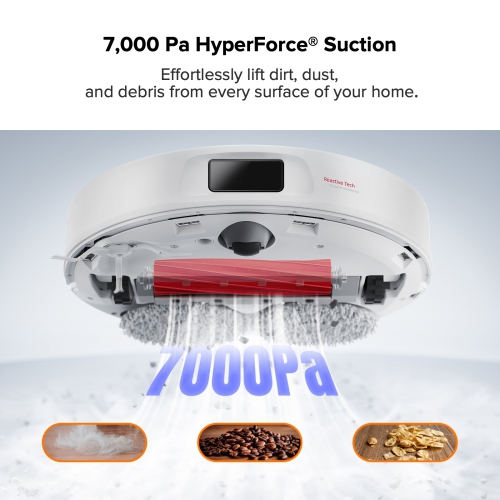 Refurbished - Roborock Qrevo Pro Robot Vacuum and Mop with FlexiArm Design Edge Mopping, Dynamic Hot Water Mop Washing and Auto Mop Drying,