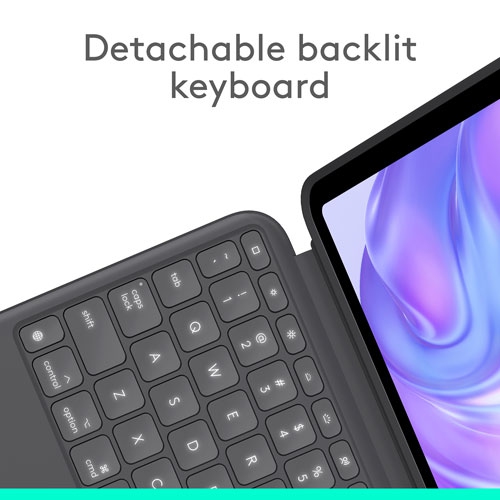 Open Box - Logitech Combo Touch Keyboard Case with Trackpad for iPad Pro 11" - Graphite - English