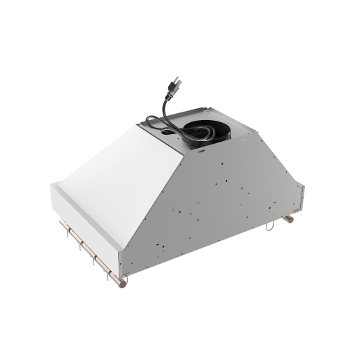 Forno Venezia 30 Inch Wall-Mounted Range Hood in White with Touch Controls and Baffle Filters