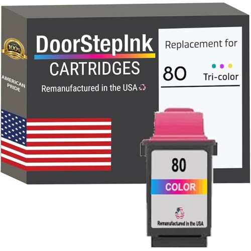 Marque DoorStepInk pour Lexmark n° 80 couleur réusinée dans la cartouche d'encre USA