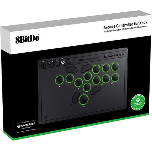 Refurbished - 8Bitdo Arcade Stick for Xbox Series X|S, Xbox One