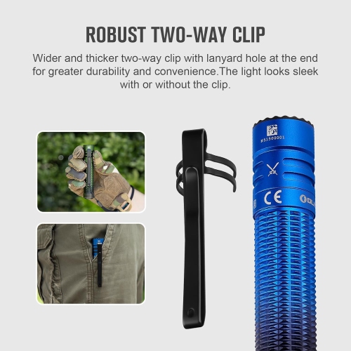 Olight Warrior Mini3 LED Tactical Rechargeable Flashlight 1700 Lumens-Black