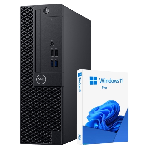 Refurbished - Dell OptiPlex 3070 SFF Business Desktop PC - Intel Hexa Core I5-8500 CPU Up to 4.10GHz | 32GB DDR4 RAM | 512GB NVMe SSD | Windows 11