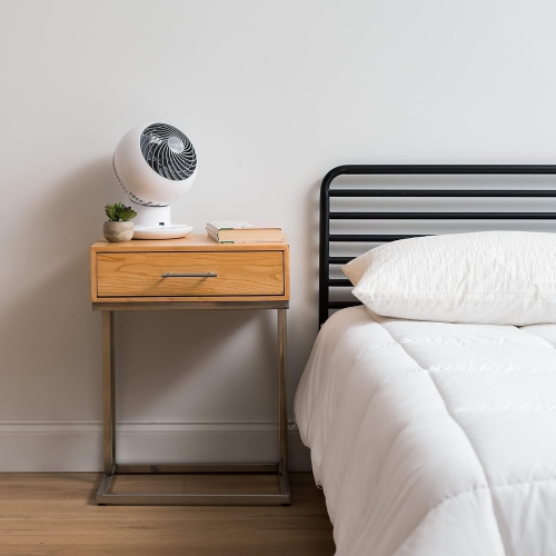 IRIS USA WOOZOO Desk Fan with Remote, Oscillating Table Air Circulator, 5 Speeds, 82ft Max Air Distance, 90° Adjustable Tilt, 30db Low Noise Motor,