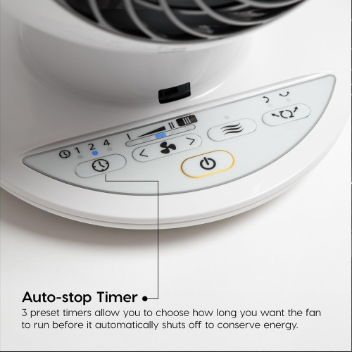 IRIS USA WOOZOO Desk Fan with Remote, Oscillating Table Air Circulator, 5 Speeds, 82ft Max Air Distance, 90° Adjustable Tilt, 30db Low Noise Motor,