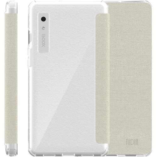 TUDIA SKN FLIP for Onyx Boox Palma 2 Case - Clear Beige