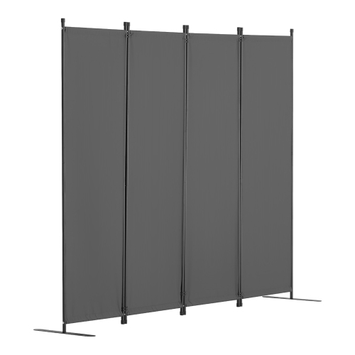 VEVOR 4 Panel Room Divider, Room Dividers and Folding Privacy Screens, Fabric Partition Room Dividers for Office, Bedroom, Dining Room, Study,