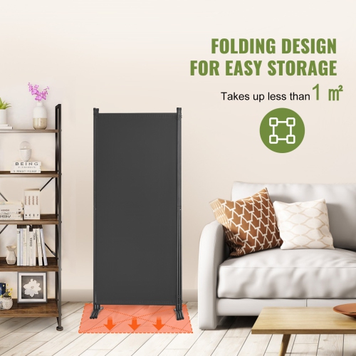 VEVOR 3 Panel Room Divider, Room Dividers and Folding Privacy Screens, Fabric Partition Room Dividers for Office, Bedroom, Dining Room, Study,