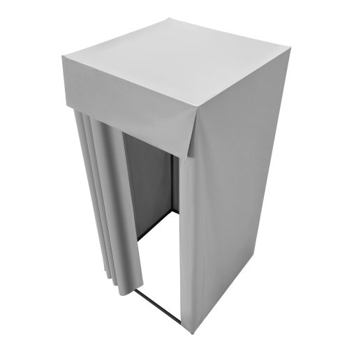 VEVOR 39 x 39 x 78 in Fitting Room, Dressing Room with Thick Polyester Curtains, Privacy Space with Shading Curtain and a Hook, for Boutique,