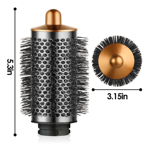 Grande brosse ronde volumisante pour accessoire de coiffure de Dyson, brosse ronde plus grande et brosse de rechange pour les accessoires de Dyson