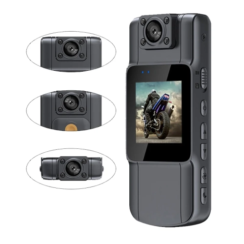 1080P HD Body Camera Portable Digital Video Recorder BodyCam Infrared Night Vision Police Cam Small Bike Camcorder(32GB)