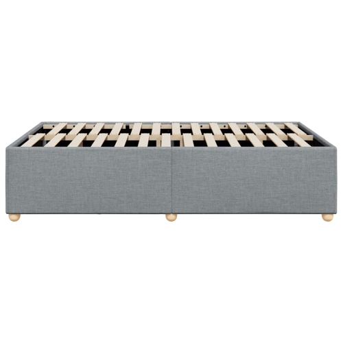 vidaXL Bed Frame without Mattress Light Grey&nbsp;Full Fabric