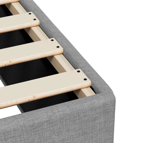 vidaXL Bed Frame without Mattress Light Grey&nbsp;Full Fabric