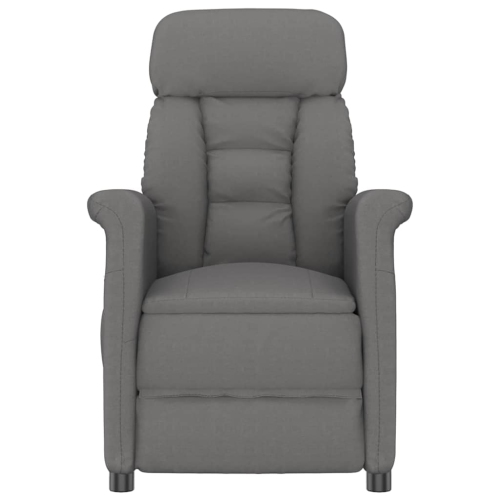 Fauteuil de massage vidaXL gris foncé 70,5 x 96,5 x polyester 95 cm