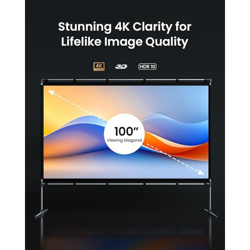 JMGO 100 inch Projector Screen