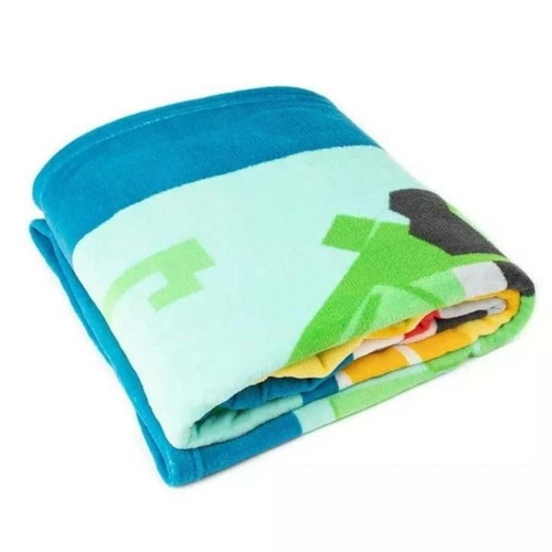 Minecraft Beautiful Day Fleece Super Soft Blanket(62" x 90") for kids