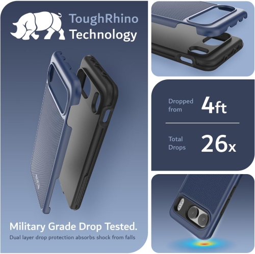 TUDIA MergeGrip for OnePlus Nord 4 5G Case Drop Tested - Indigo Blue