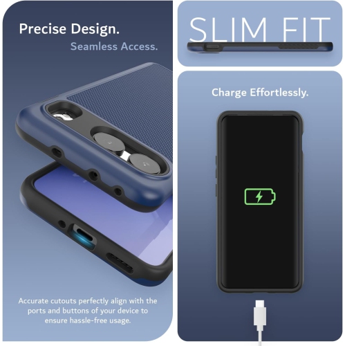 TUDIA MergeGrip for OnePlus Nord 4 5G Case Drop Tested - Indigo Blue